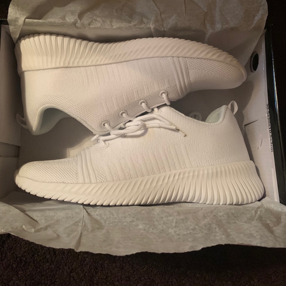 White sneakers